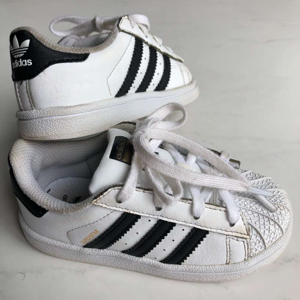 Adidas Superstar shoes, size 8